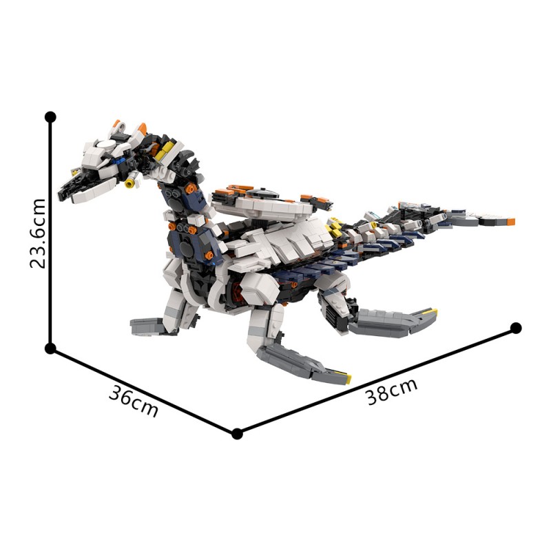 GOBRICKS MOC 226347 Tideripper and Apex Tideripper from Horizon Forbidden West - YWOBB