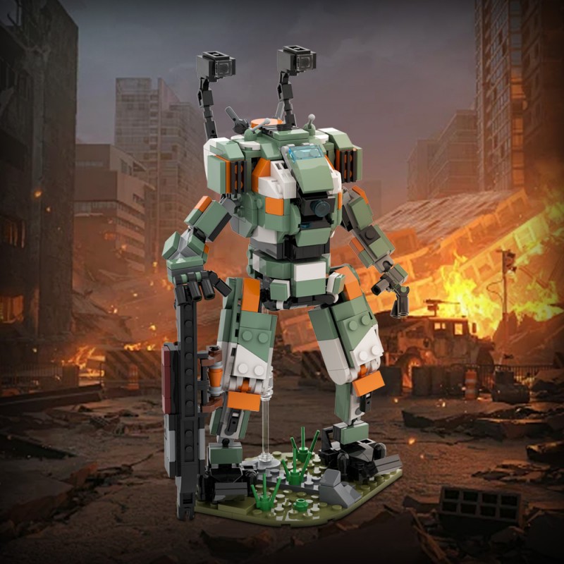 GOBRICKS MOC S0035 Titanfall shrink version - YWOBB