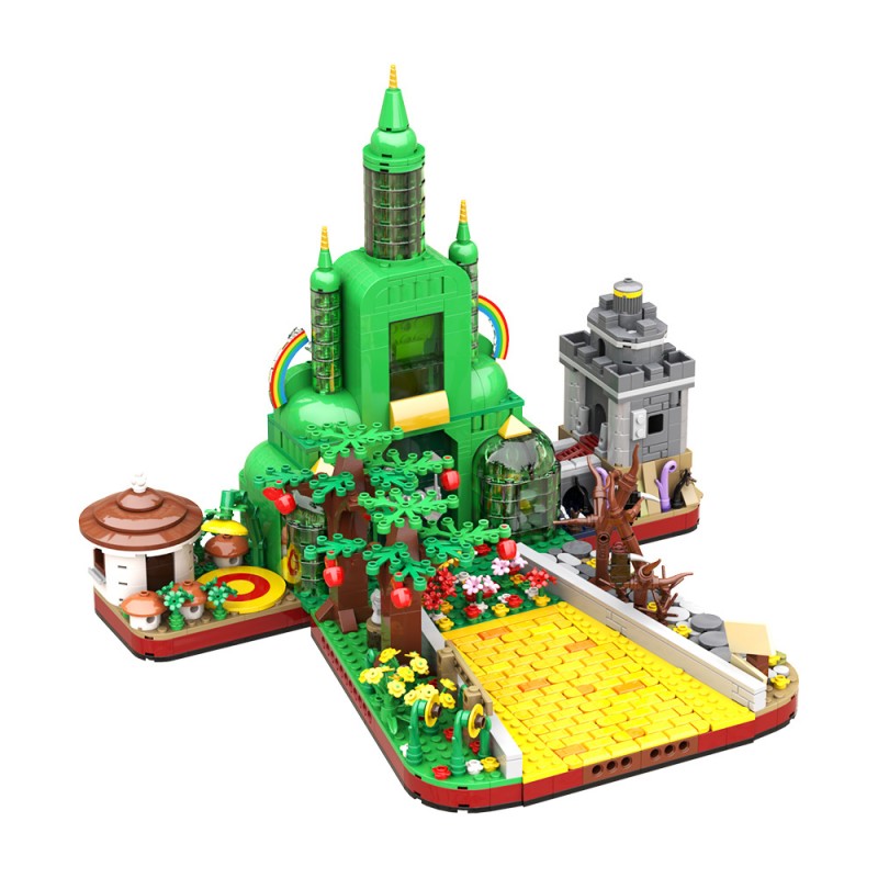 GOBRICKS MOC A2348 The Wonderful Wizard of Oz Emerald City - YWOBB