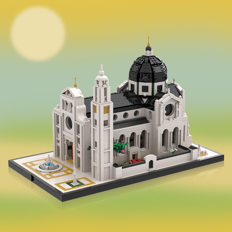 GOBRICKS MOC A2326 Basilique St Maurice - YWOBB