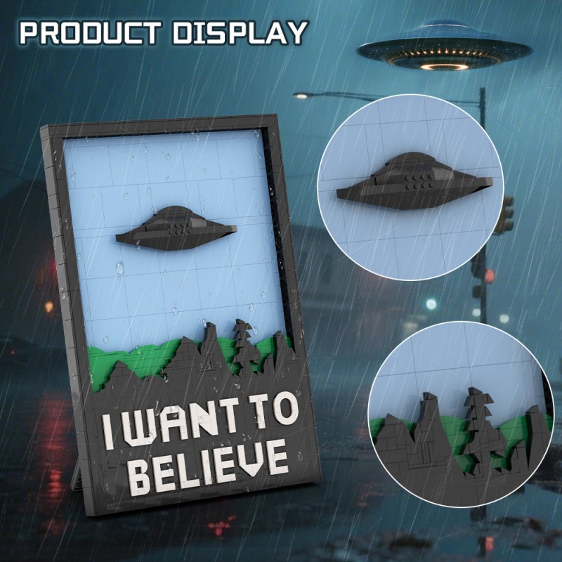 GOBRICKS MOC A2342 The X-Files - YWOBB