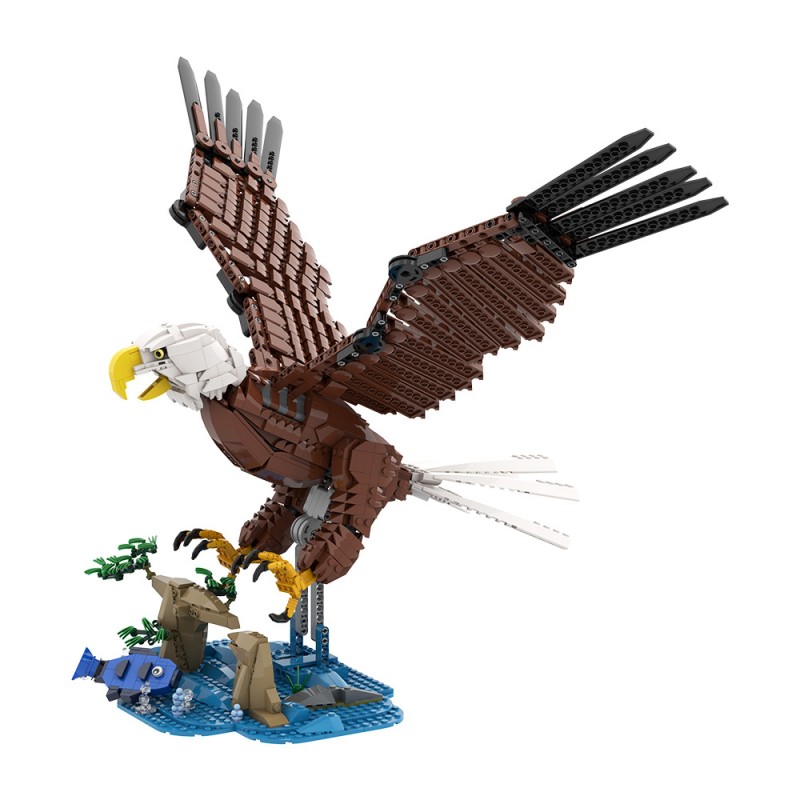 GOBRICKS MOC A2257 Birds - Eagle - YWOBB