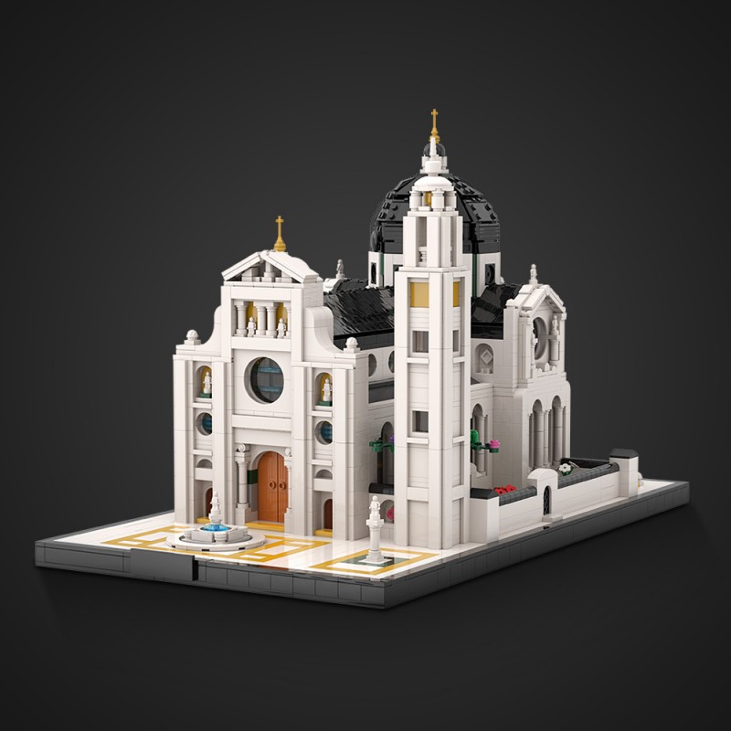 GOBRICKS MOC A2326 Basilique St Maurice - YWOBB