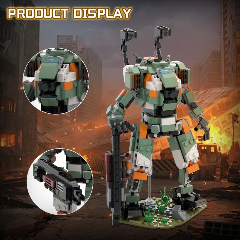 GOBRICKS MOC S0035 Titanfall shrink version - YWOBB