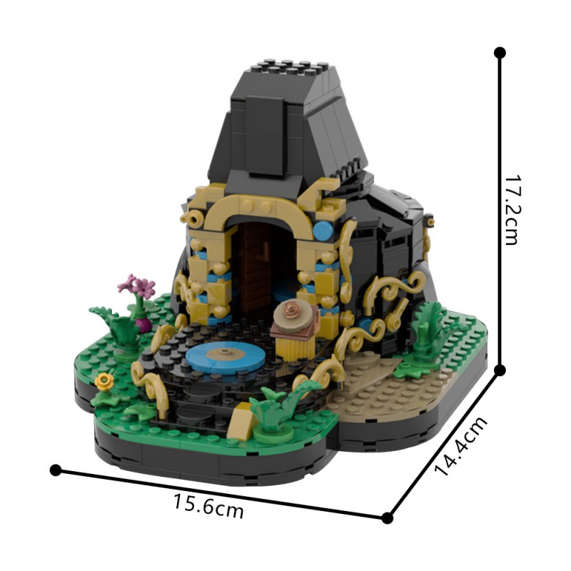 GOBRICKS MOC 221622 Wild Ancient Shrine - YWOBB
