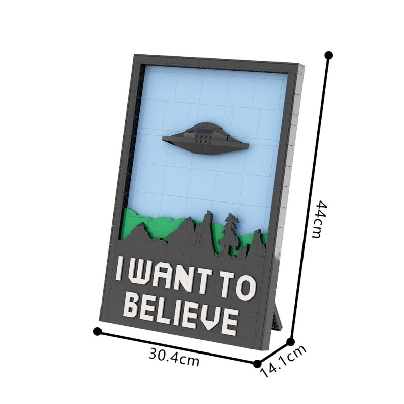 GOBRICKS MOC A2342 The X-Files - YWOBB