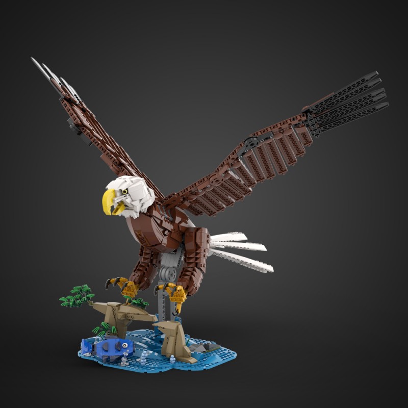 GOBRICKS MOC A2257 Birds - Eagle - YWOBB