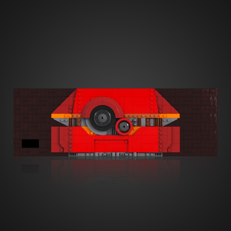 GOBRICKS MOC 221708 Droid B2EMO 3D Poster style Background for Micro B2EMO - YWOBB