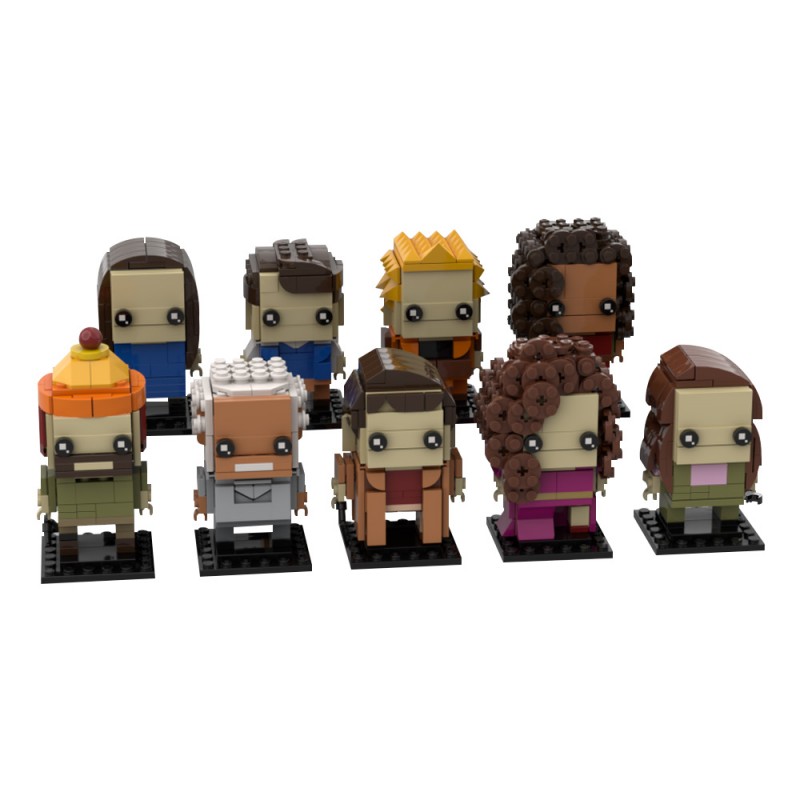GOBRICKS MOC 221120 FIREFLY - Serenity Crew - YWOBB