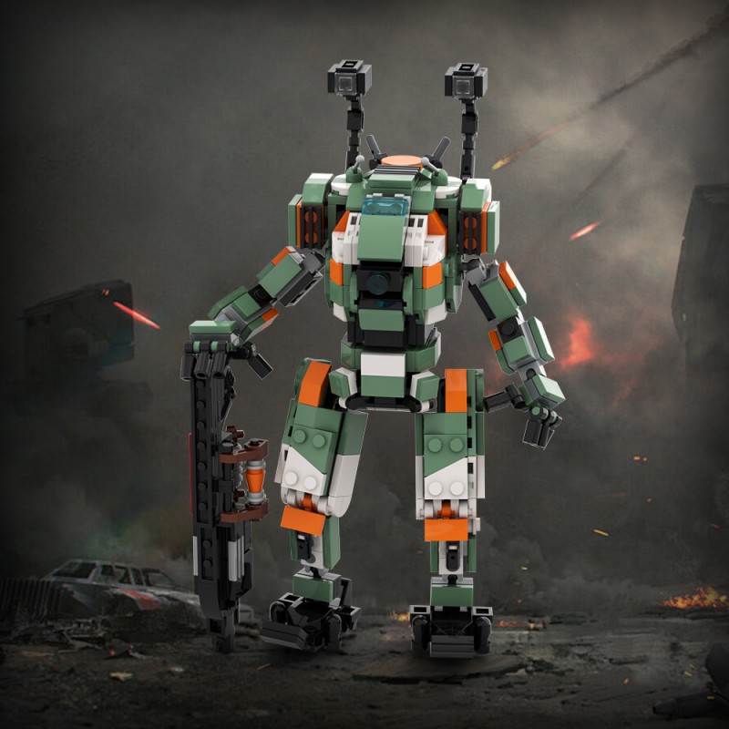 GOBRICKS MOC S0035 Titanfall shrink version - YWOBB