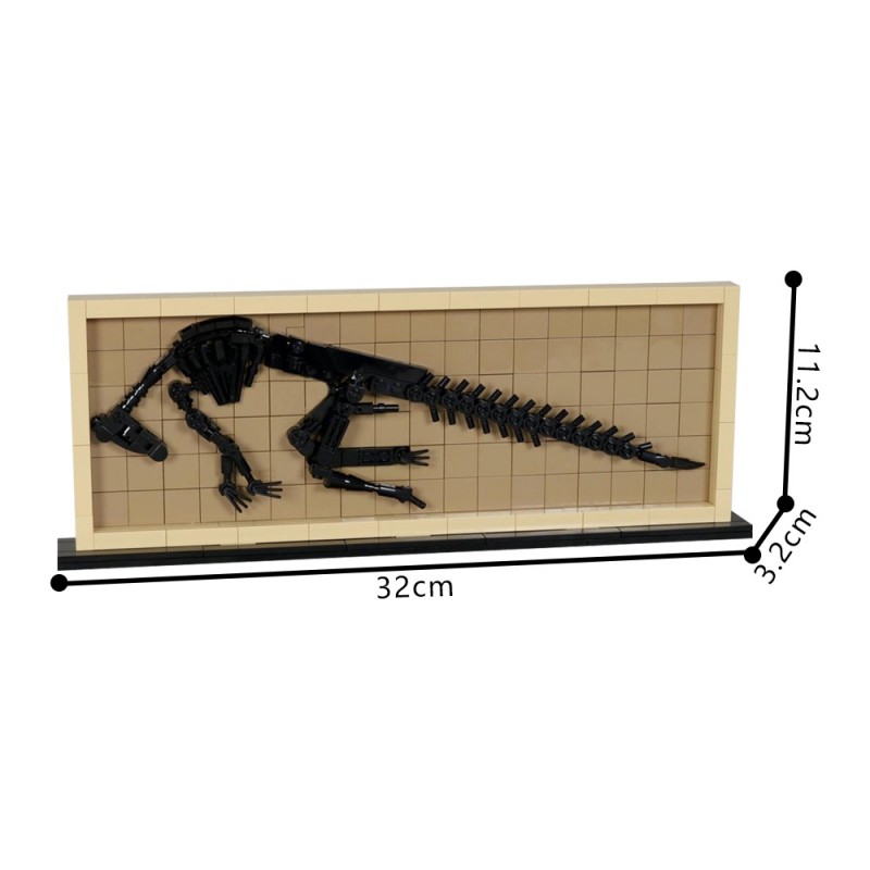 GOBRICKS MOC 209384 Hadrosaur Fossil - YWOBB