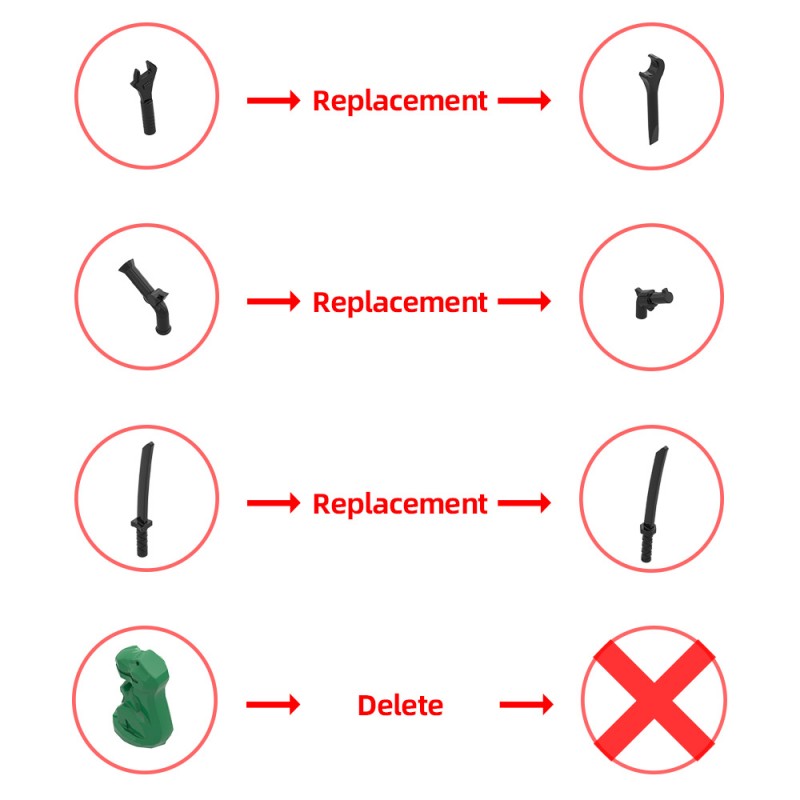 GOBRICKS MOC 221120 FIREFLY - Serenity Crew - YWOBB