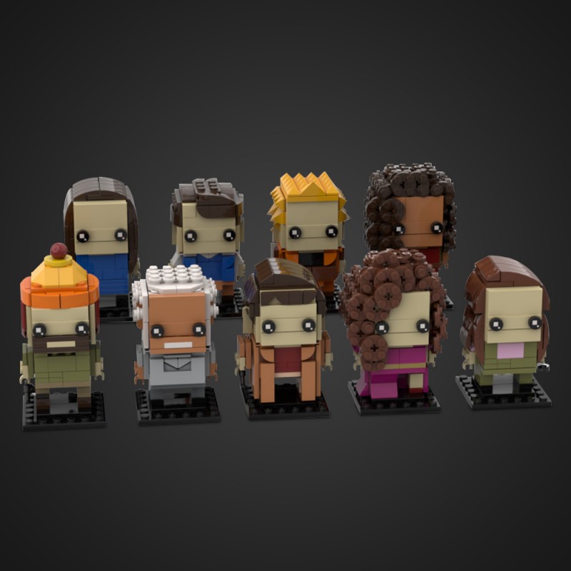 GOBRICKS MOC 221120 FIREFLY - Serenity Crew - YWOBB