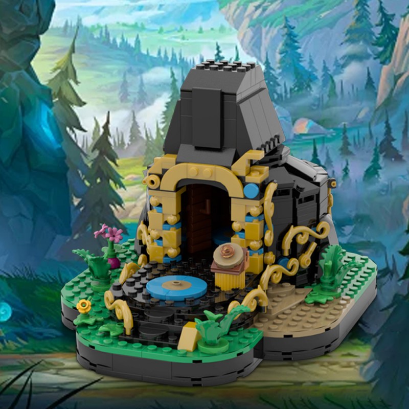 GOBRICKS MOC 221622 Wild Ancient Shrine - YWOBB