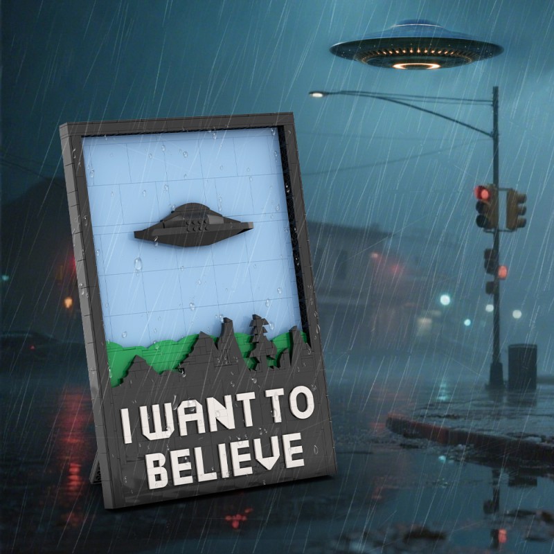 GOBRICKS MOC A2342 The X-Files - YWOBB