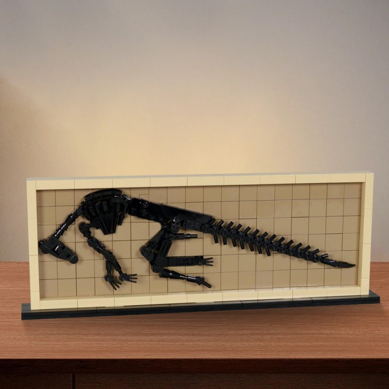 GOBRICKS MOC 209384 Hadrosaur Fossil - YWOBB