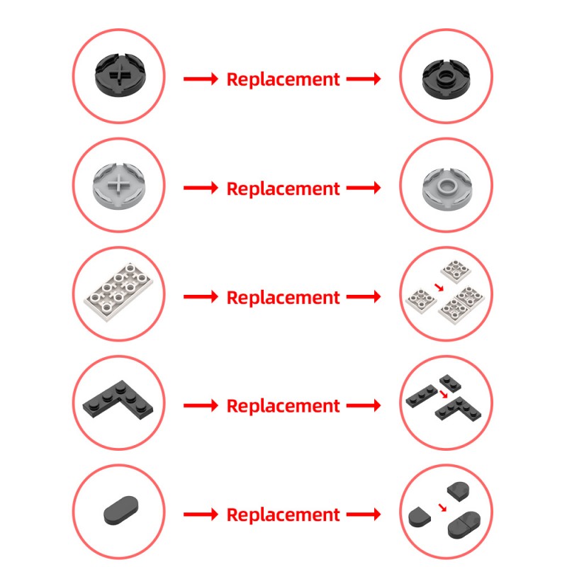 GOBRICKS MOC 220709 Bricktendo Home Console Pack - YWOBB