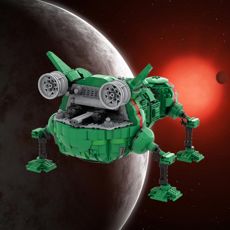 GOBRICKS MOC A2361 Red Dwarf - Starbug - YWOBB