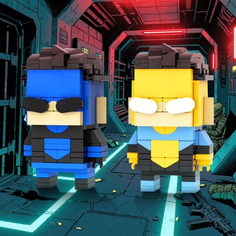 GOBRICKS MOC 176363 Invincible Brickheadz - YWOBB