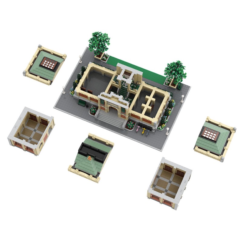 GOBRICKS MOC A2365 Museum - YWOBB