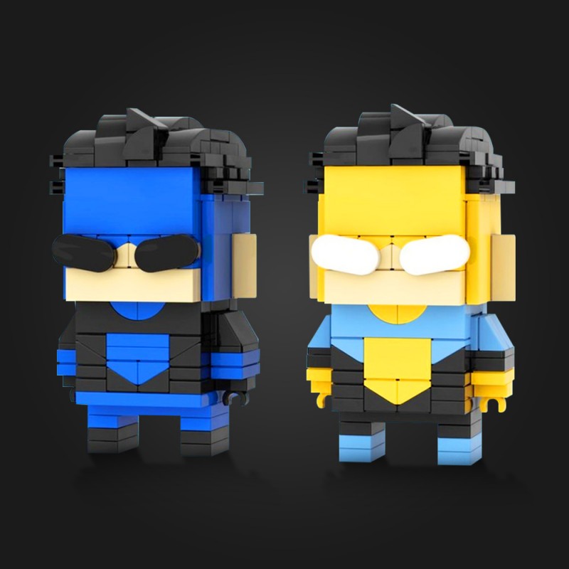 GOBRICKS MOC 176363 Invincible Brickheadz - YWOBB