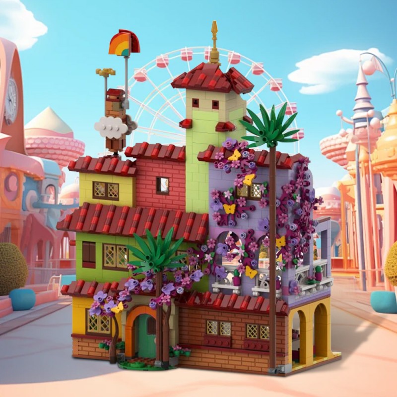 GOBRICKS MOC 152328 Larger Encanto Madrigal House - YWOBB