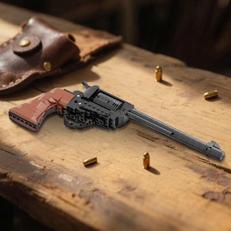 GOBRICKS MOC 223261 Colt SAA Model 1873 Cavalry Revolver - YWOBB