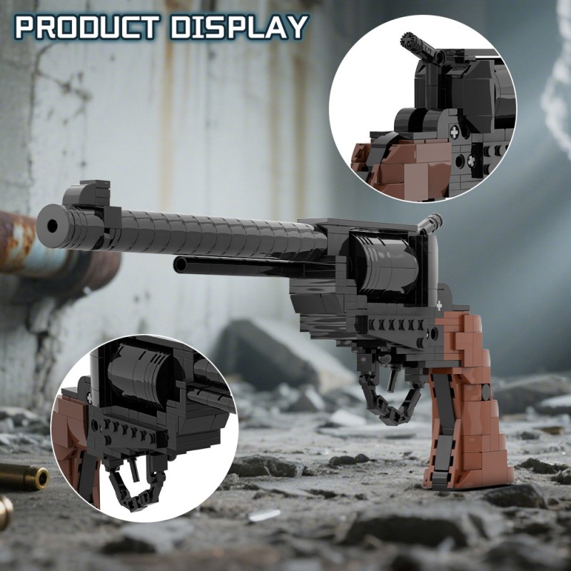 GOBRICKS MOC 223261 Colt SAA Model 1873 Cavalry Revolver - YWOBB