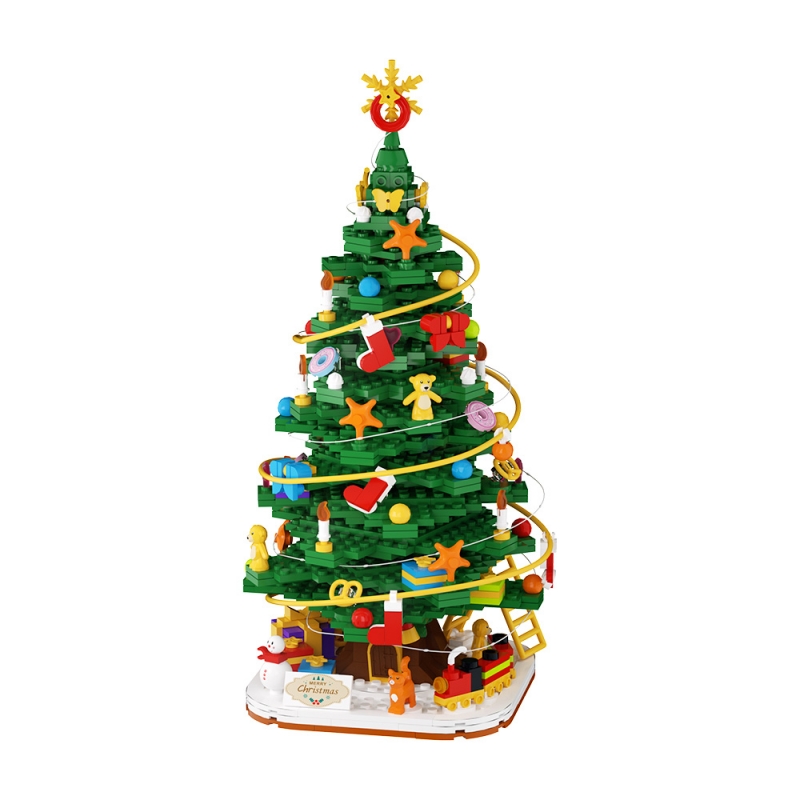 GOBRICKS MOC S0052 Christmas tree - YWOBB