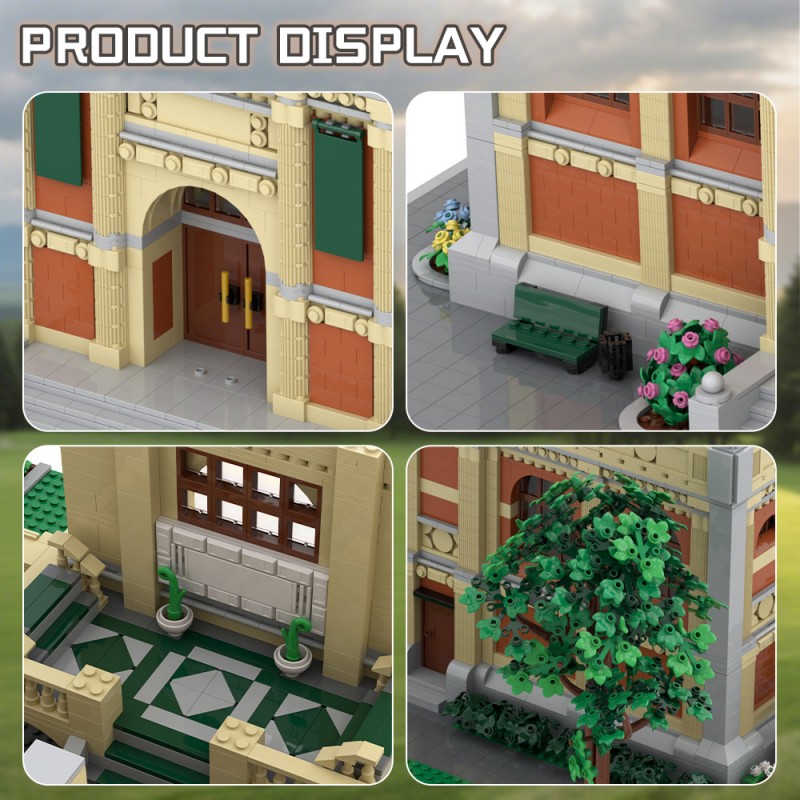 GOBRICKS MOC A2365 Museum - YWOBB