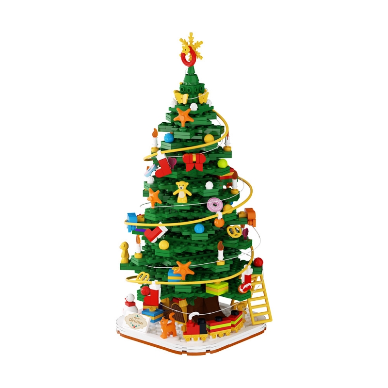 GOBRICKS MOC S0052 Christmas tree - YWOBB