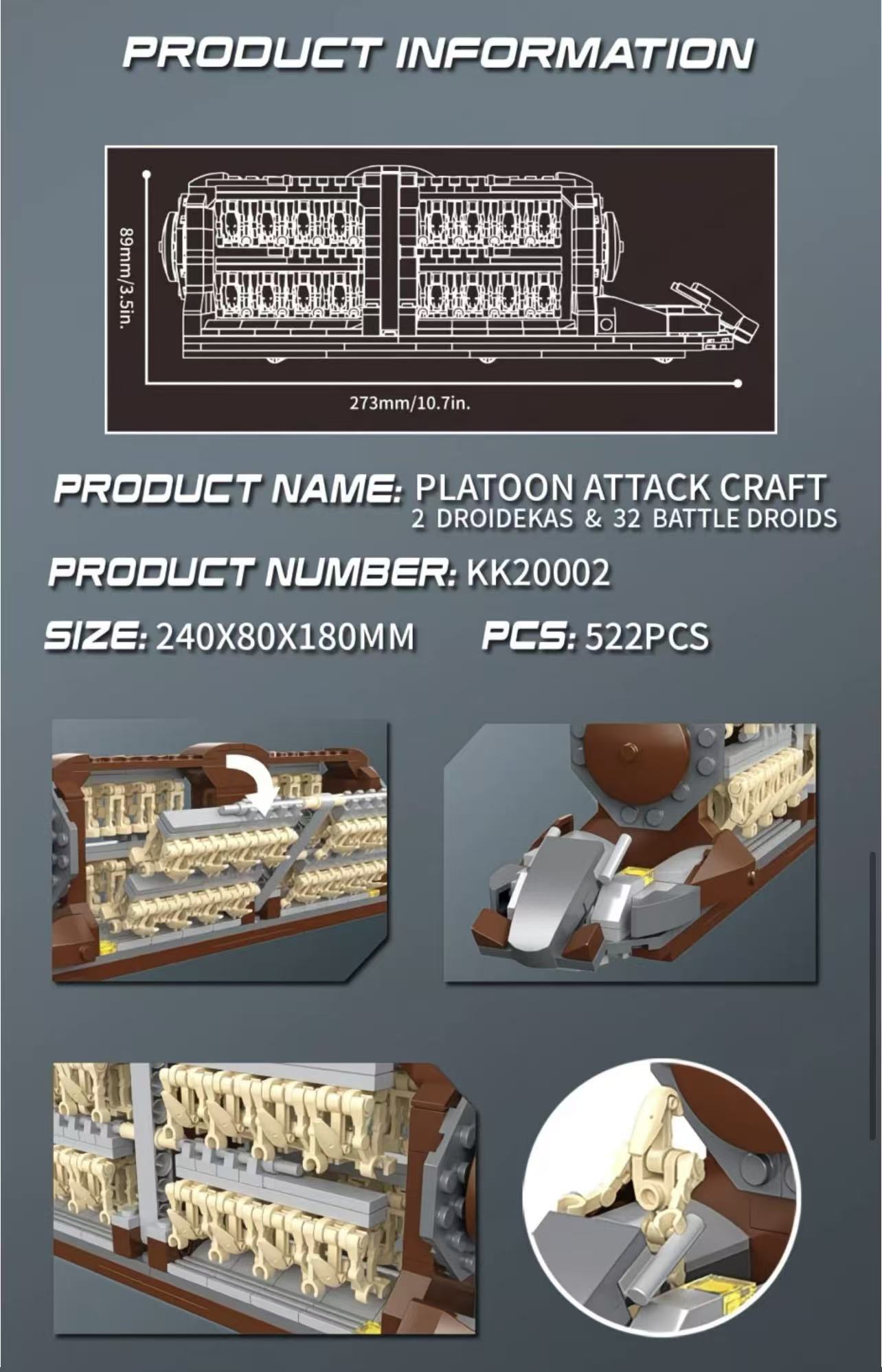 Customized KK20002 Platoon Attack Craft - YWOBB