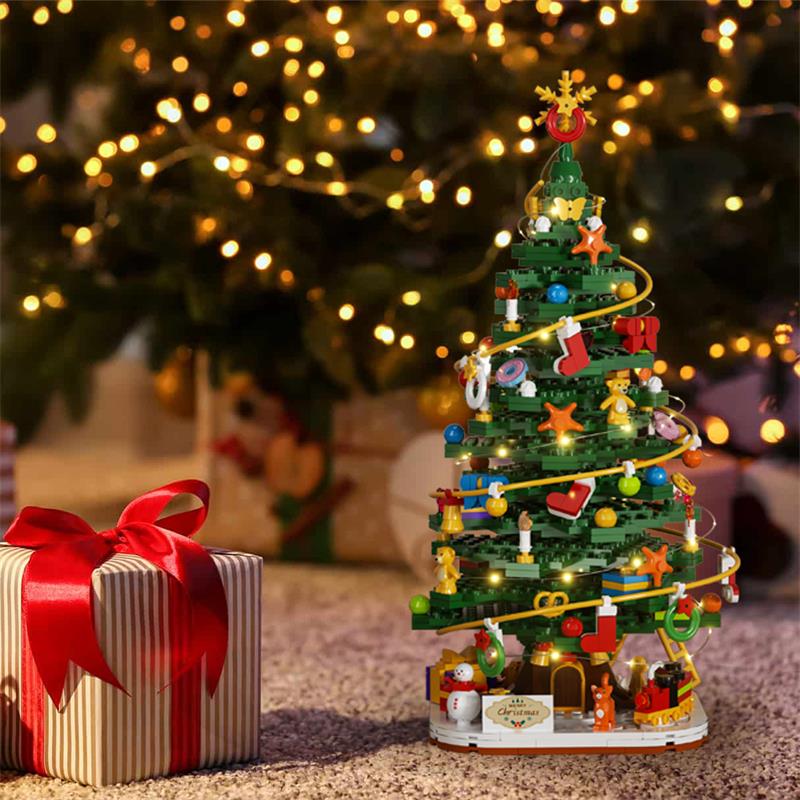 GOBRICKS MOC S0052 Christmas tree - YWOBB