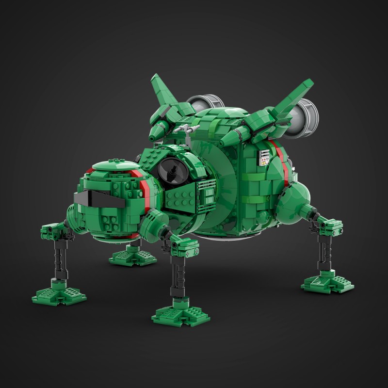 GOBRICKS MOC A2361 Red Dwarf - Starbug - YWOBB
