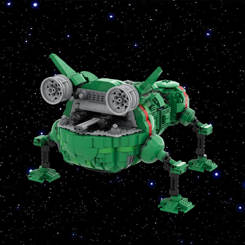 GOBRICKS MOC A2361 Red Dwarf - Starbug - YWOBB