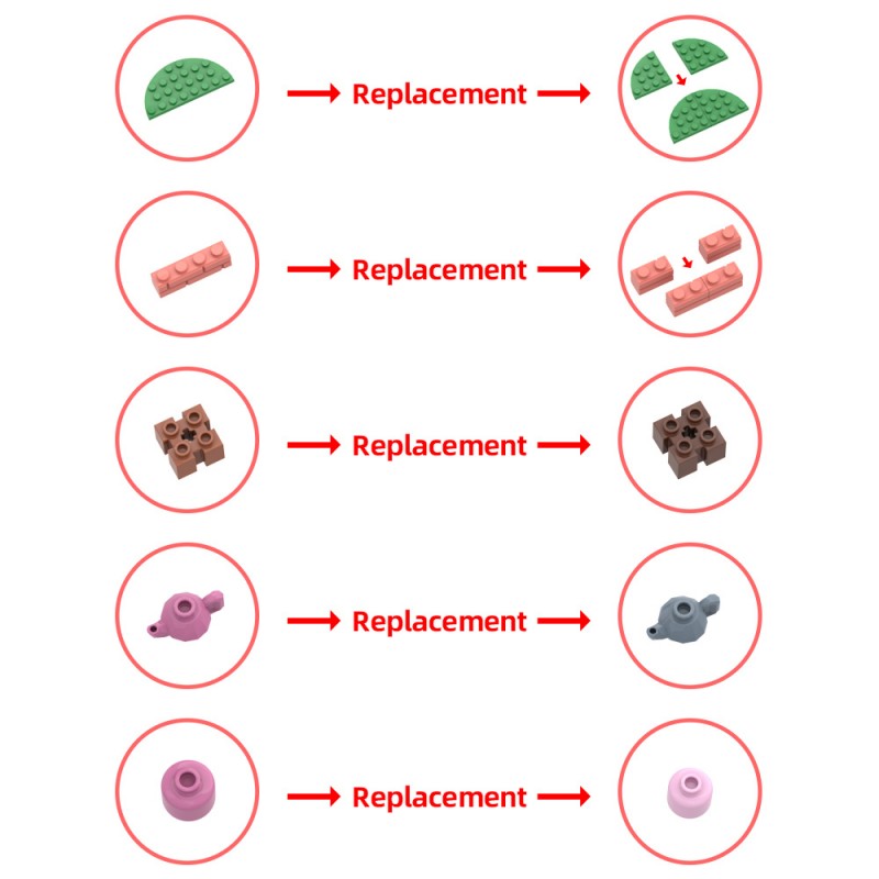 GOBRICKS MOC 152328 Larger Encanto Madrigal House - YWOBB