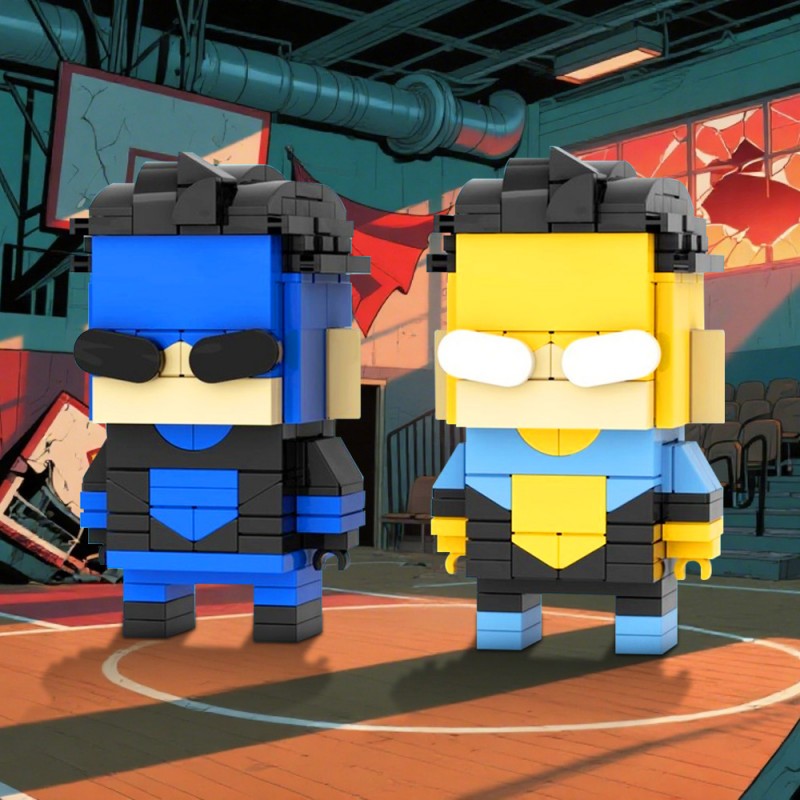 GOBRICKS MOC 176363 Invincible Brickheadz - YWOBB