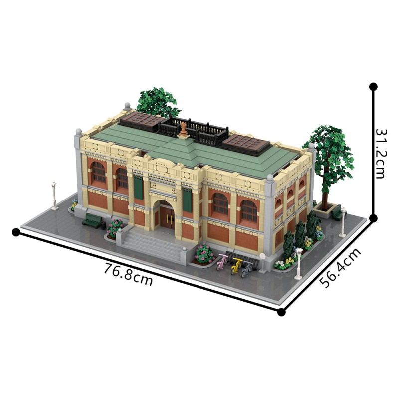 GOBRICKS MOC A2365 Museum - YWOBB