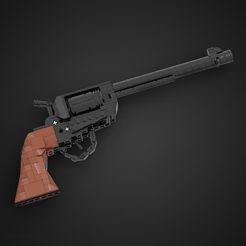 GOBRICKS MOC 223261 Colt SAA Model 1873 Cavalry Revolver - YWOBB
