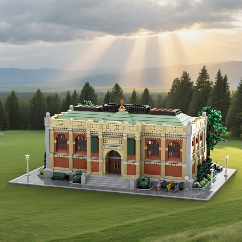 GOBRICKS MOC A2365 Museum - YWOBB