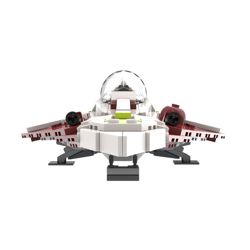 GOBRICKS MOC A2328 khatmorg's Obi-Wan's Delta-7 Aethersprite-Class Interceptor - YWOBB