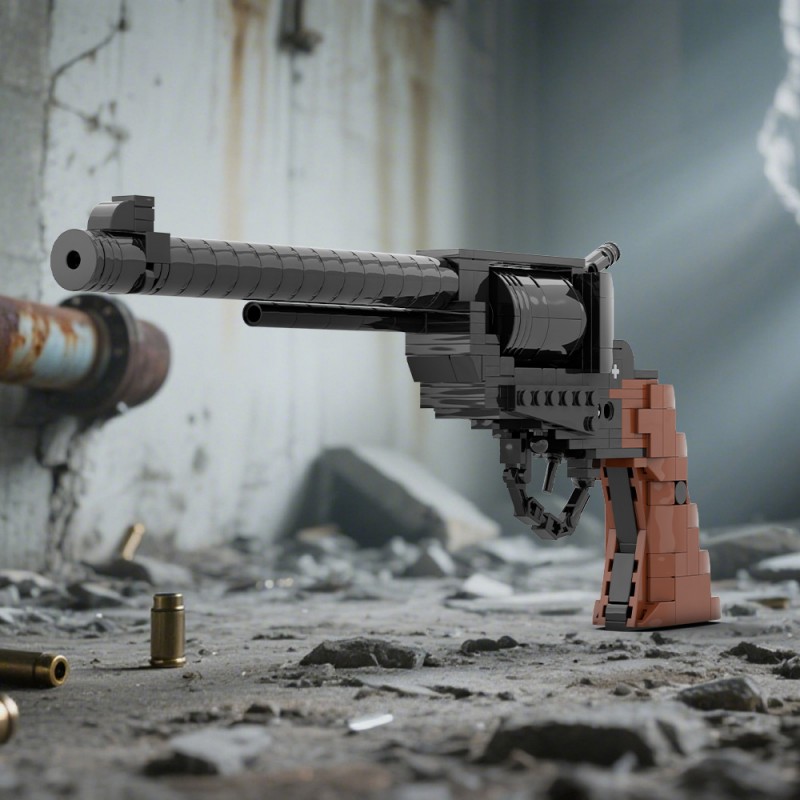 GOBRICKS MOC 223261 Colt SAA Model 1873 Cavalry Revolver - YWOBB