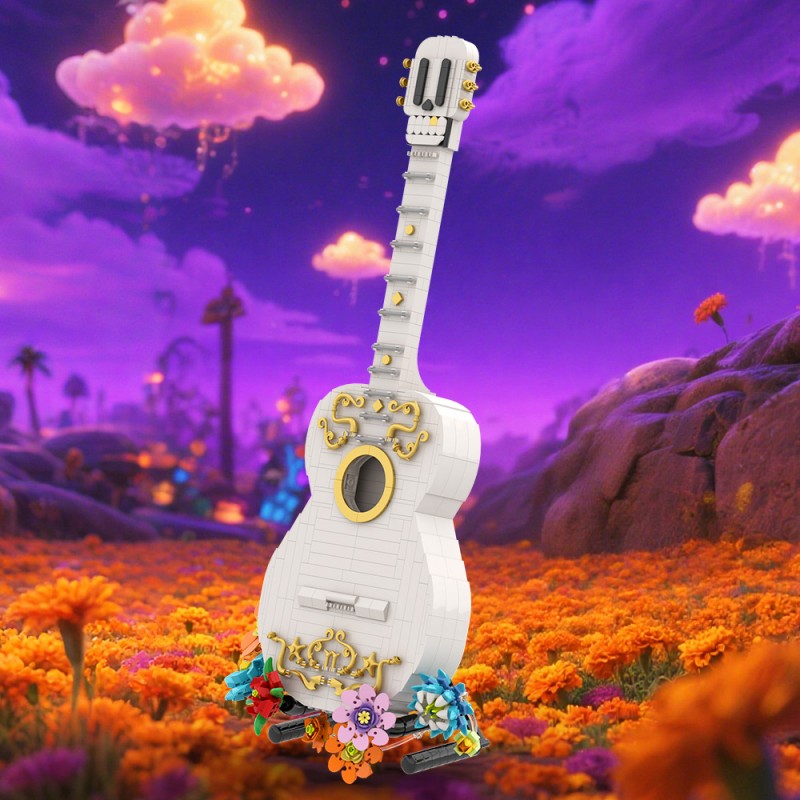 GOBRICKS MOC A2341 Coco Guitar - YWOBB