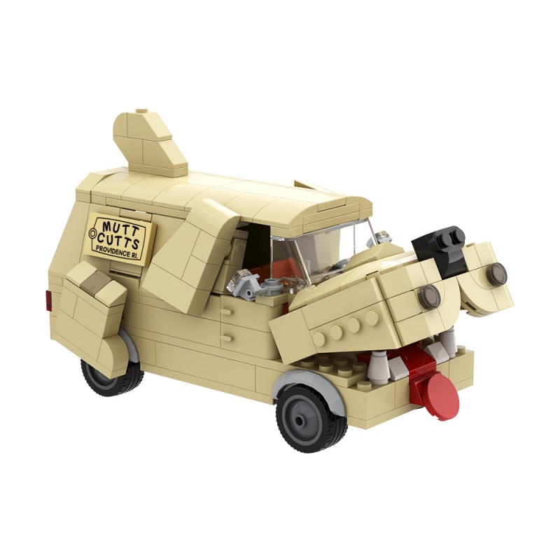 GOBRICKS MOC A2343 Dog Van - YWOBB