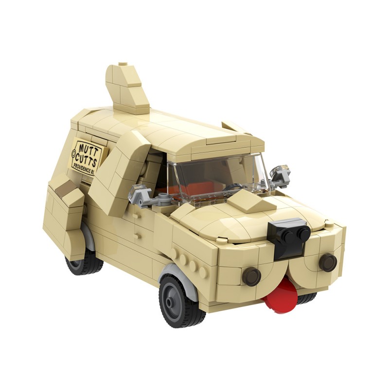 GOBRICKS MOC A2343 Dog Van - YWOBB