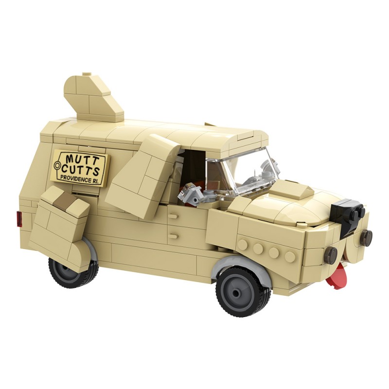 GOBRICKS MOC A2343 Dog Van - YWOBB