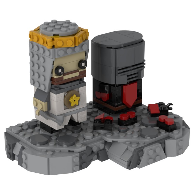 GOBRICKS MOC 222706 Black Knight Duel - YWOBB