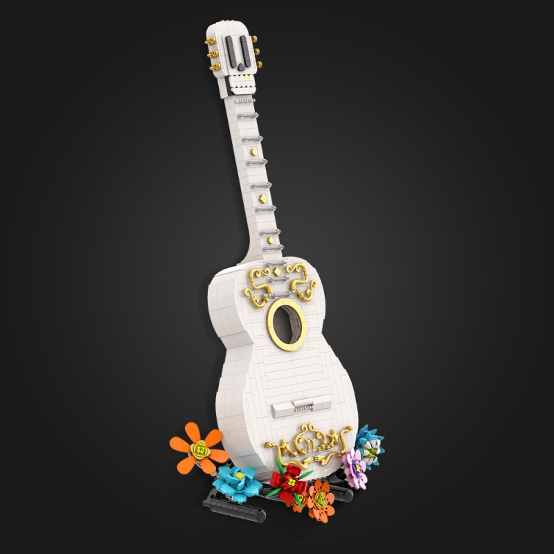 GOBRICKS MOC A2341 Coco Guitar - YWOBB
