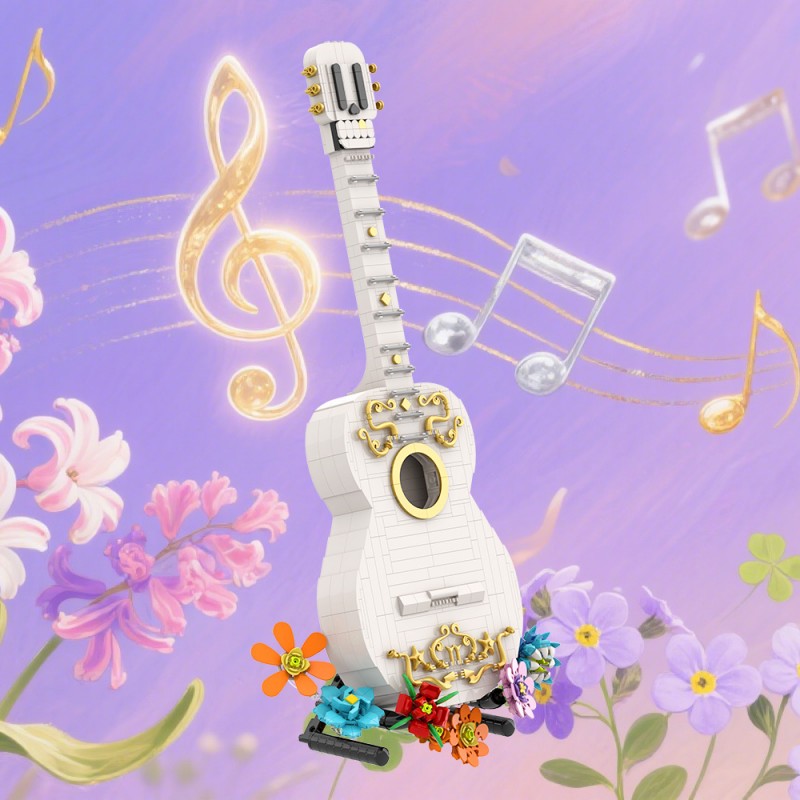 GOBRICKS MOC A2341 Coco Guitar - YWOBB