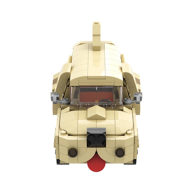 GOBRICKS MOC A2343 Dog Van - YWOBB